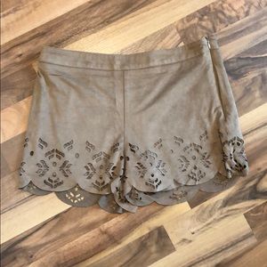 Indian boho brown shorts